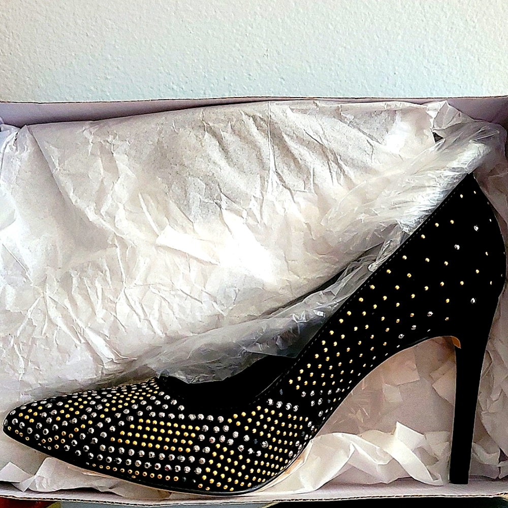 Black Stilleto heel.